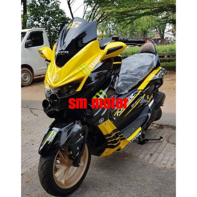 Sepaket modifikasi nmax model predator full bodi predator grafis untuk nmax sebelum 2020