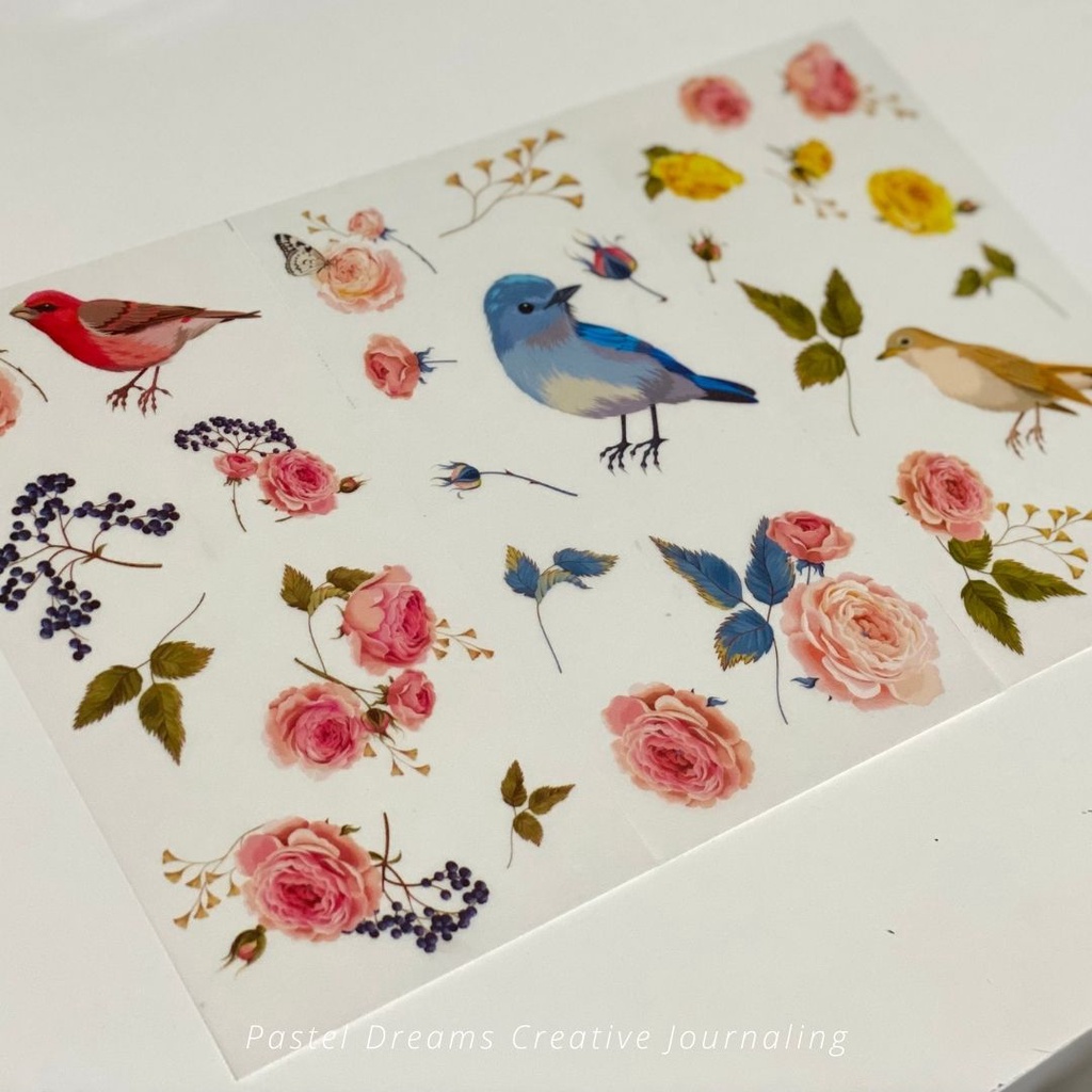 

Singing Birds Washi Stickers for Journal Scrapbooking