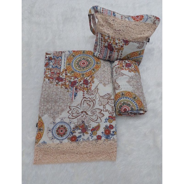 Mukena Silky Rayon Premium 2in1 Motif