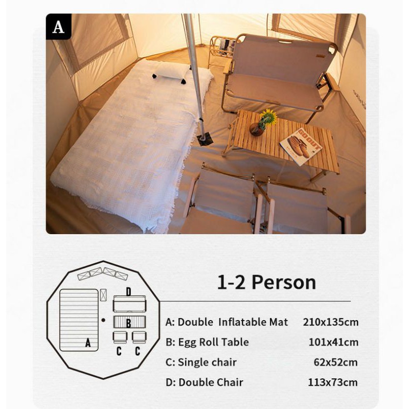 TENDA COTTON SERIES NATUREHIKE NH20ZP002