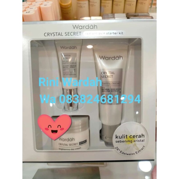 wardah Crystal Secret Trial Kit