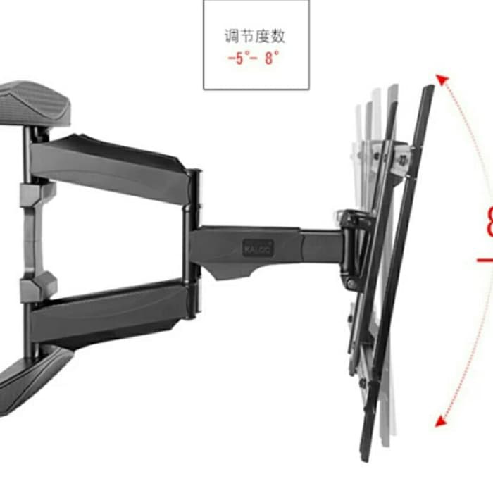 Bracket LED TV Swivel 4 Arah 49 50 55 60 65 Inch Import Quality