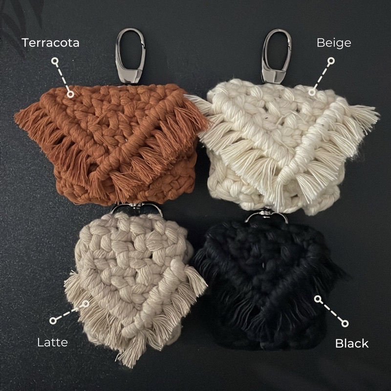 jena.studio_ MACRAME AIR PODS CASE