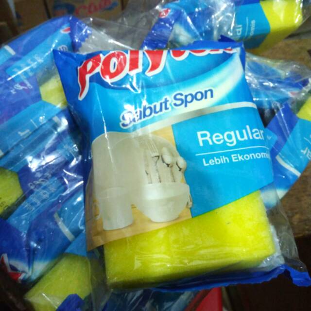 

Spon Dua Sisi Polytex 1Pack 12 sachet