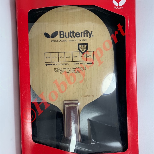 Bad Bat Bet Blade Pingpong / Tenis meja Butterfly Petr Korbel FL Kayu