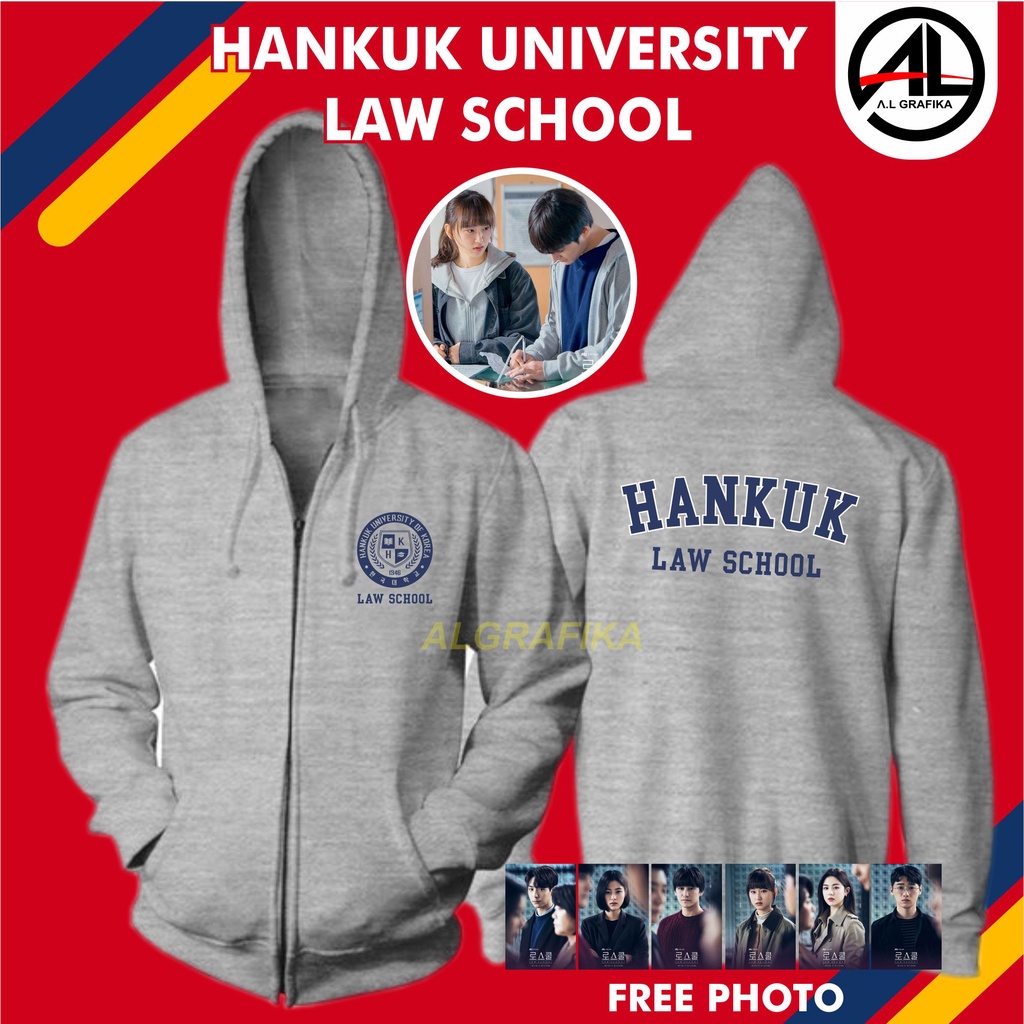 HANKUK UNIVERSITY LAW SCHOOL ZIPPER JACKET SWEATER HOODIE