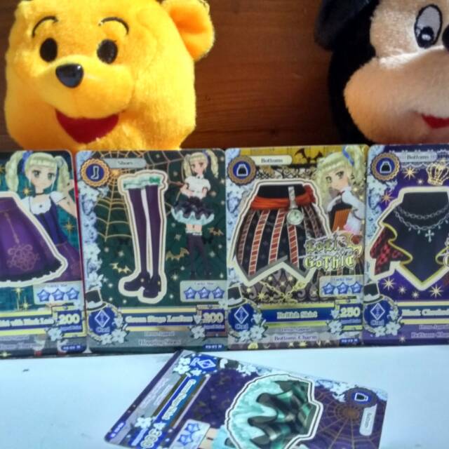 Aikatsu Kartu Yurika Bot Edition Brand No Brand Loli Gothic