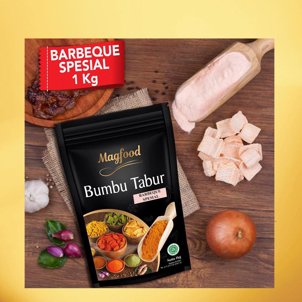 

{BISA COD} Magfood Bumbu Tabur Barbeque Spesial 1kg TERLENGKAP [Kode 1|Kode 2|Kode 3|Kode 4|Kode