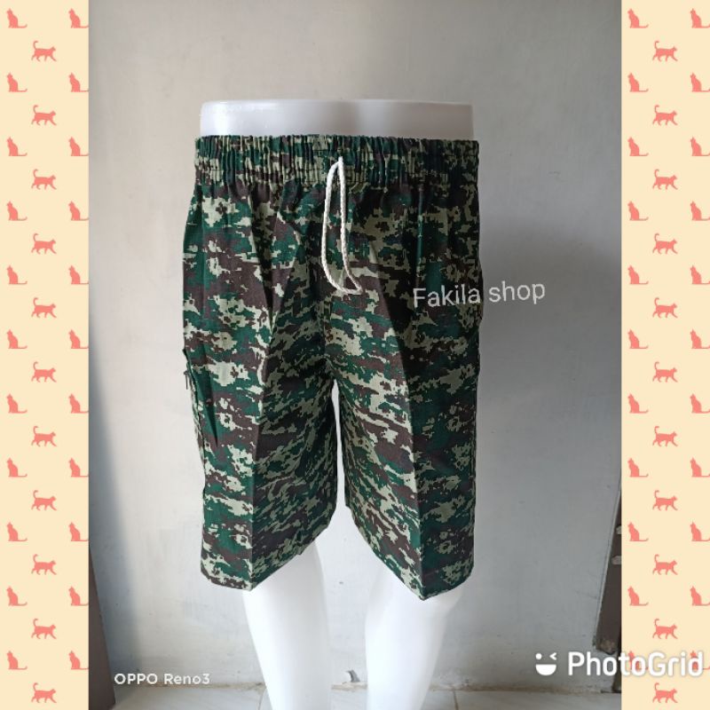 Kolor Loreng M-L Celana Pendek Army Pria