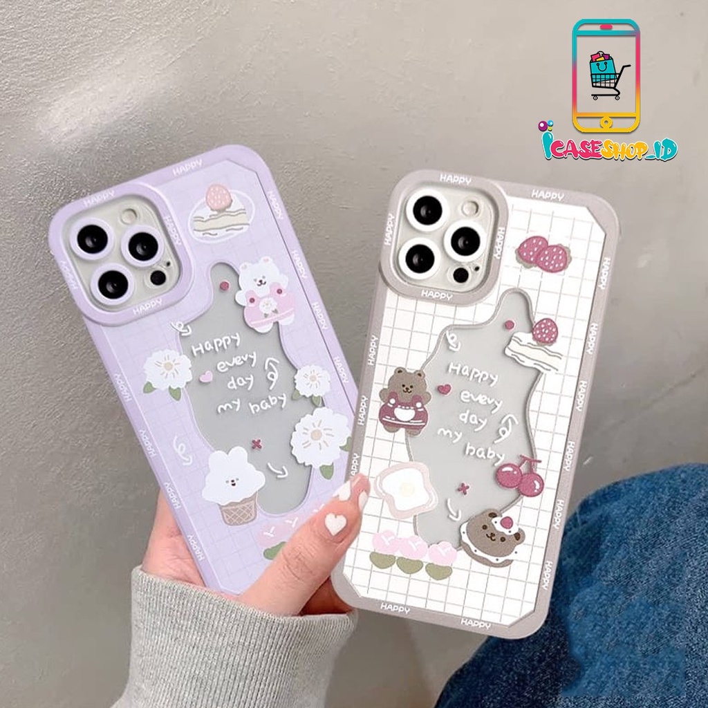 SS106 SOFT CASE DESAIN KUE STRAWBERRY CHERRY UNTUK INFINIX SMART 5 6 8 10 HOT 8 9 10 11 11S 40 40I 5