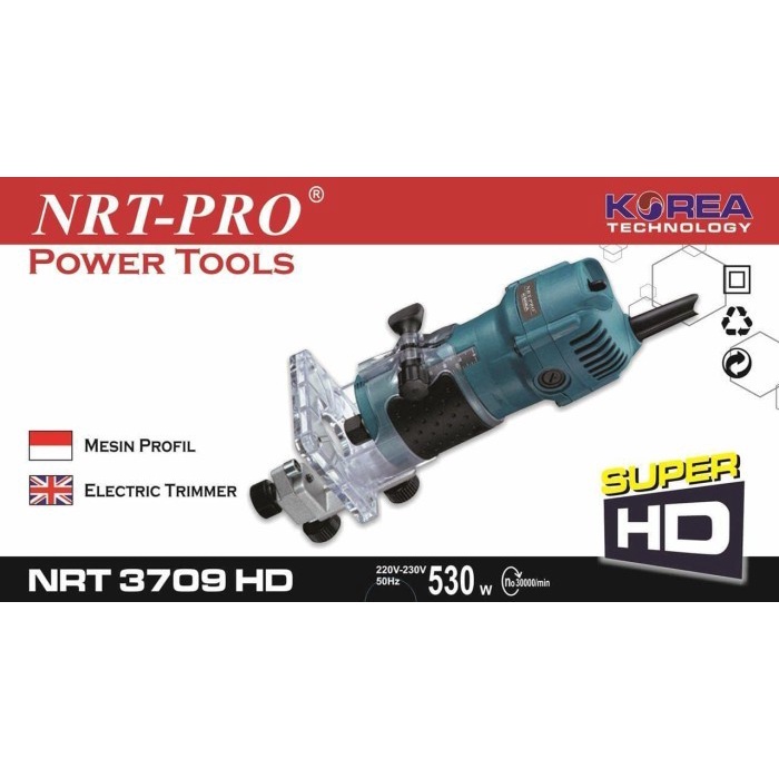 NRT-PRO Mesin Profil Kayu Wood Trimmer Router NRT-PRO 3709 HD