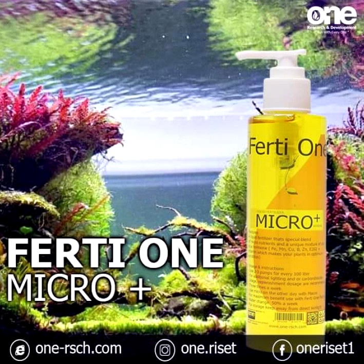 Paket Lengkap Ferti One Pupuk Cair Ferti K Macro Micro Plus Tanaman Aquascape 200ml