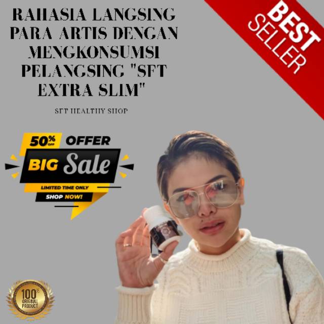 SFT EXTRA SLIM 1 DAY 1 KG PENURUN BERAT BADAN & PELANGSING ( ORIGINAL TERBUKTI  )