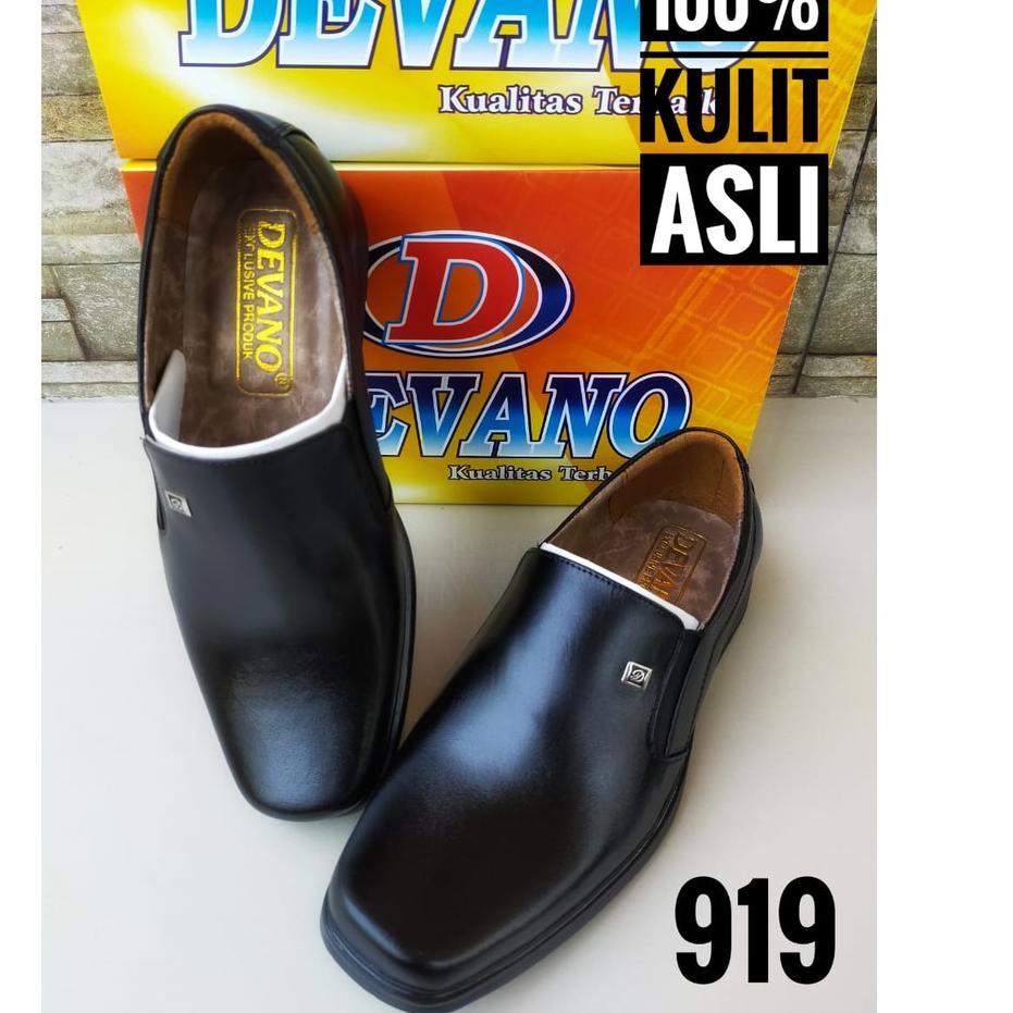 TERMURAH DEVANO 924 / Sepatu devano casual exlaso 924 / sepatu fantofel pantofel  kerja kantor kulit