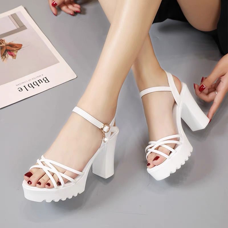 Free BOX sepatu wanita heels import fashion sepatu hak tinggi wanita Heels Wanita sandal hak Wanita sendal wanita import NS218