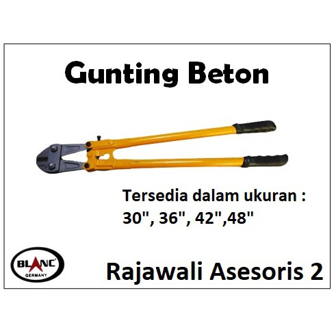 

Gunting Beton / Bolt Cutter/ Bolt Clipper Blanc Germany 30