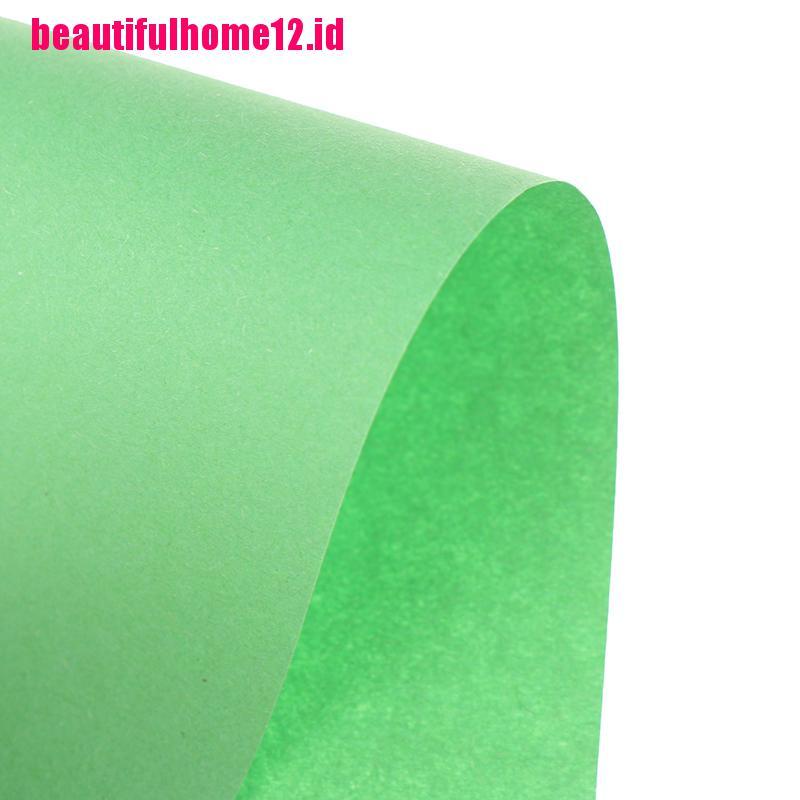 【beautifulhome12.id】100x Handmade Origami Paper For Kids 10 Colors Double Sides Folding Paper 7*14cm