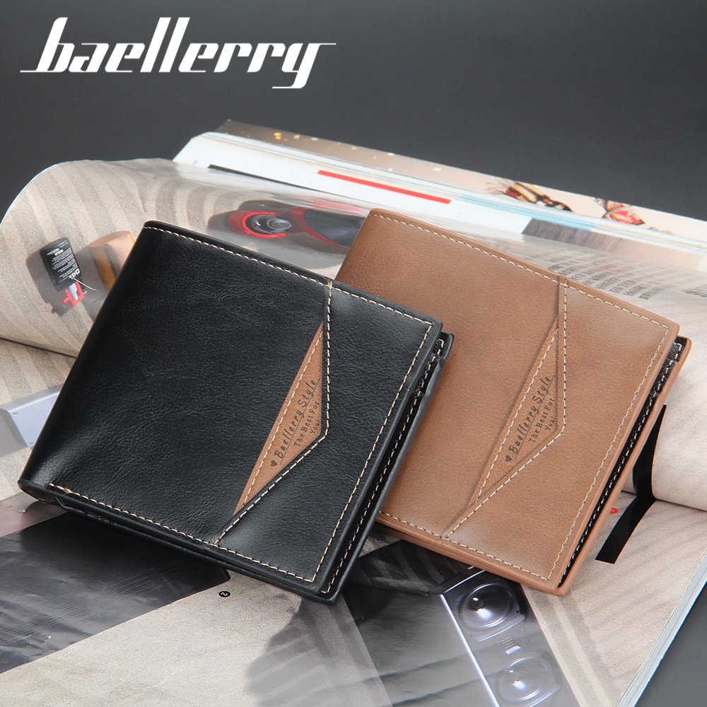 BAELLERRY DR072 Dompet Pria Bahan Kulit PU Leather Premium WATCHKITE WKOS