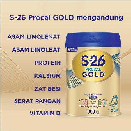 S26 PROCAL GOLD TAHAP 3 900GR S-26