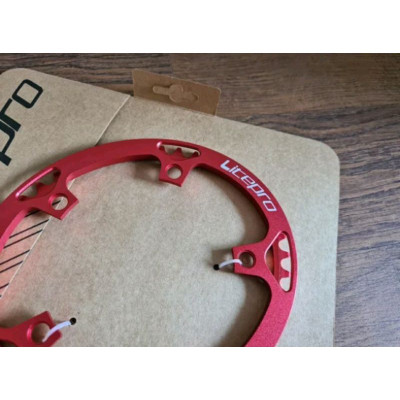 Chainring Litepro 44T Oval BCD 130mm. chain ring 44 t 130 mm sepeda lipat