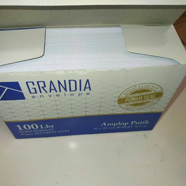

Amplop garda grandia bening polos isi 100 per pak