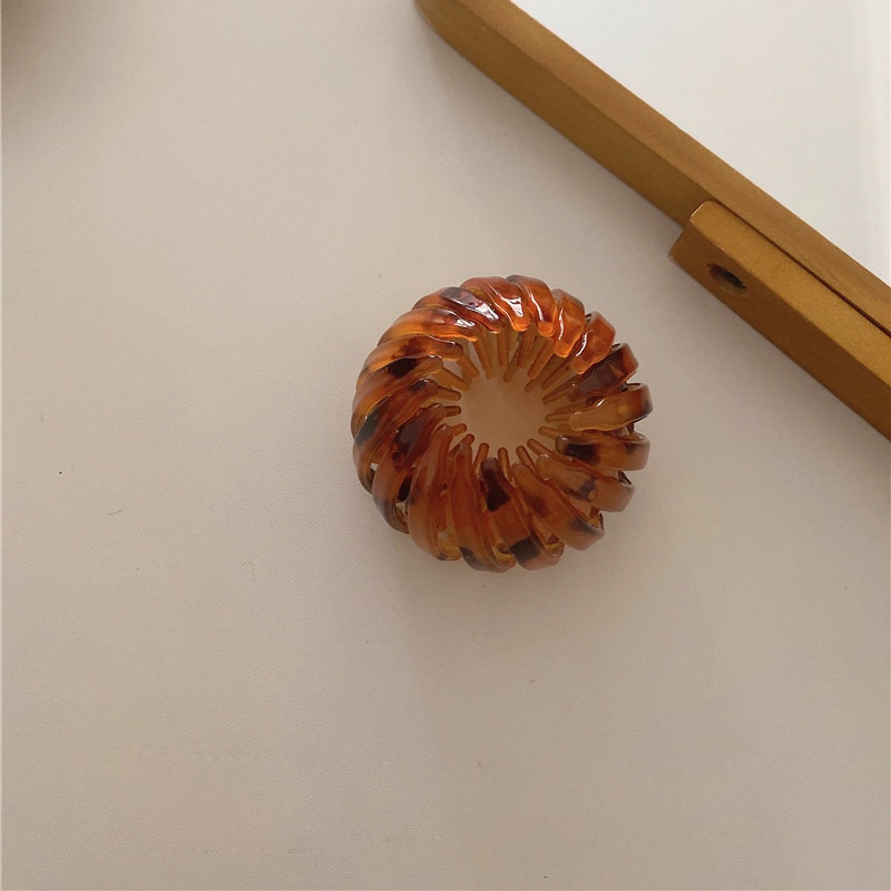 Jepit Rambut Donat  Jepit Sarang Burung / Hair Claw Clip / Jepit Rambut Korea Bulat /Meatball hair Clip