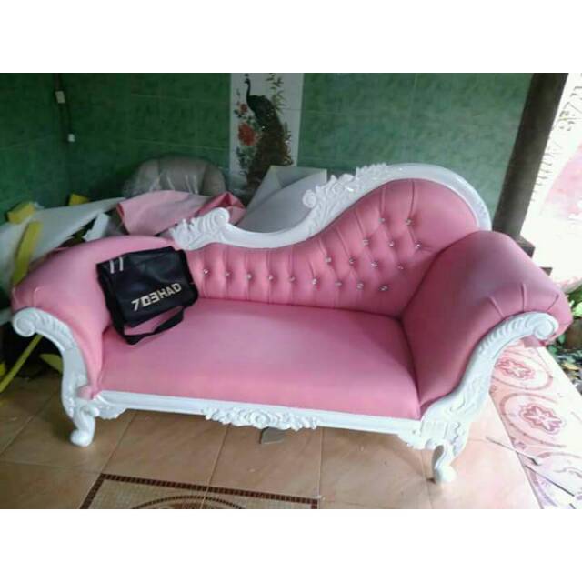 Sofa pink mebel Jepara mebel jati mebel mahoni mebel Jepara murah