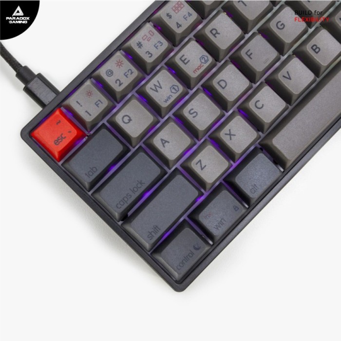 Paradox Keyboard GHOST GH64-GSA PBT Dye-Sublimation/ Keycaps(DG/G/R)