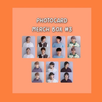 PC PHOTOCARD BTS MERCH BOX #3 UNOFFICIAL