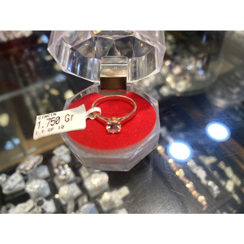 cincin model emas asli kadar 750/17k rosegold