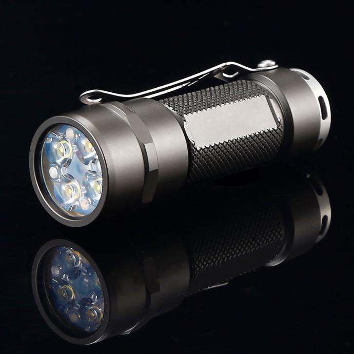 Jetbeam Rrt03 Raptor Flashlight Senter Tactical Led Cree Xp-G3 1400 Lu Siyanasaras
