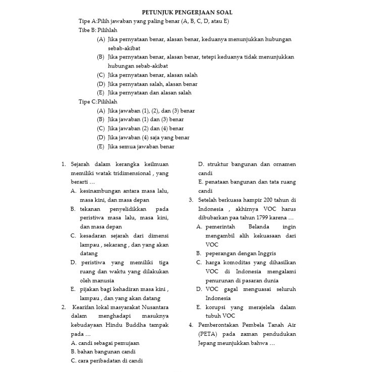 Materi Soal Smmptn Barat Jawabanku Id