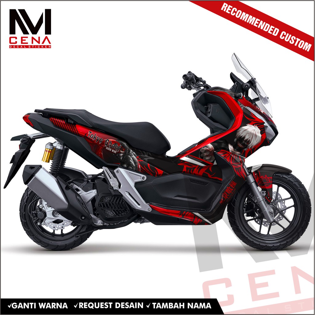 Sticker DECAL Honda ADV 150 full body, Sticker ADV, Sticker ADV 150 ,striping ADV 150 anime
