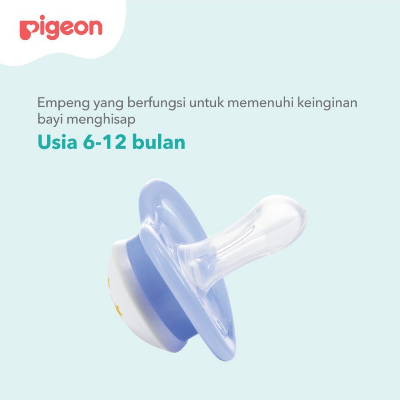 Pigeon Mini Light Pacifier / Soother Empeng Bayi 6 Month Size M - Boy / Girl / Unisex