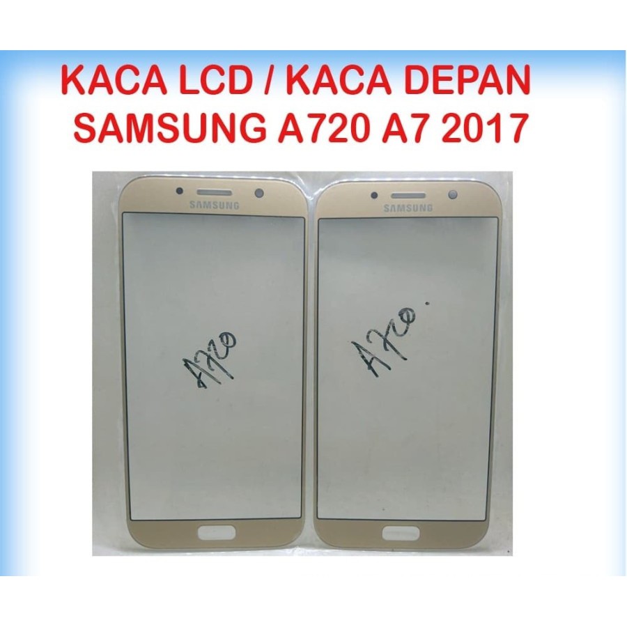 Kaca TouchScreen TS Layar Sentuh Gorilla Glass Kaca Depan LCD Samsung A720 A7 2017