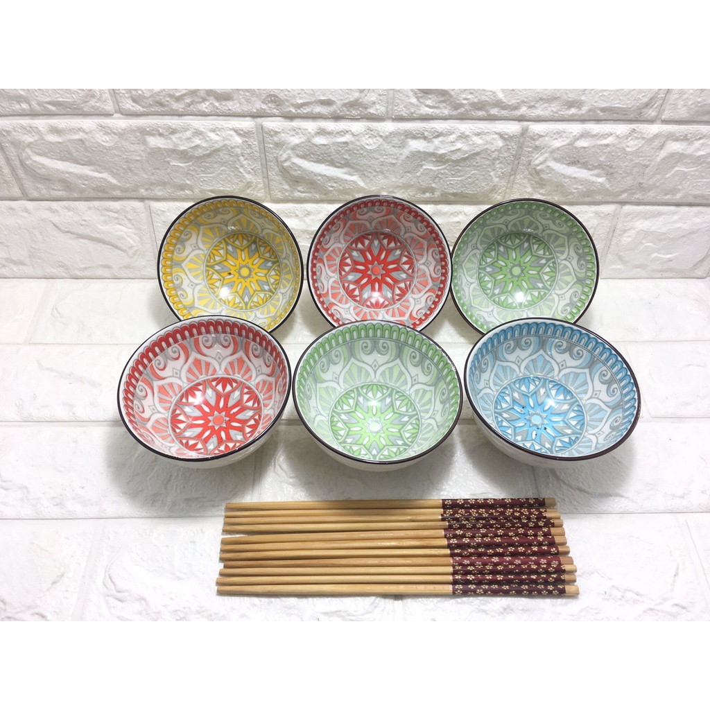 

Defect- HAMPERS Bohemian Gift Set 6 PCS(A) / Gift Set Kado Mangkuk Saji