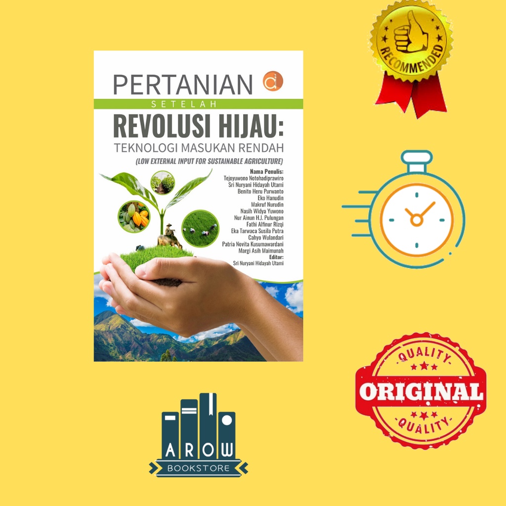 Jual Buku Pertanian Setelah Revolusi Hijau Teknologi Masukan Rendah