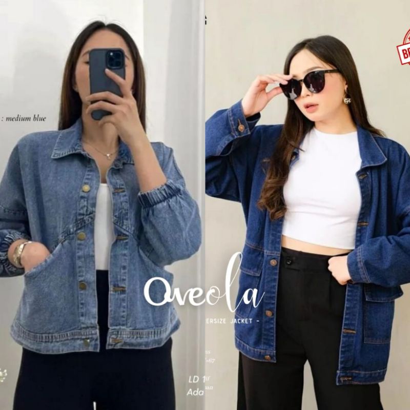 ZOLA JACKET / OVERSIZE JACKET / JUMBO / JACKET JUMBO / JEANS JACKET / JEANWASH JACKET /