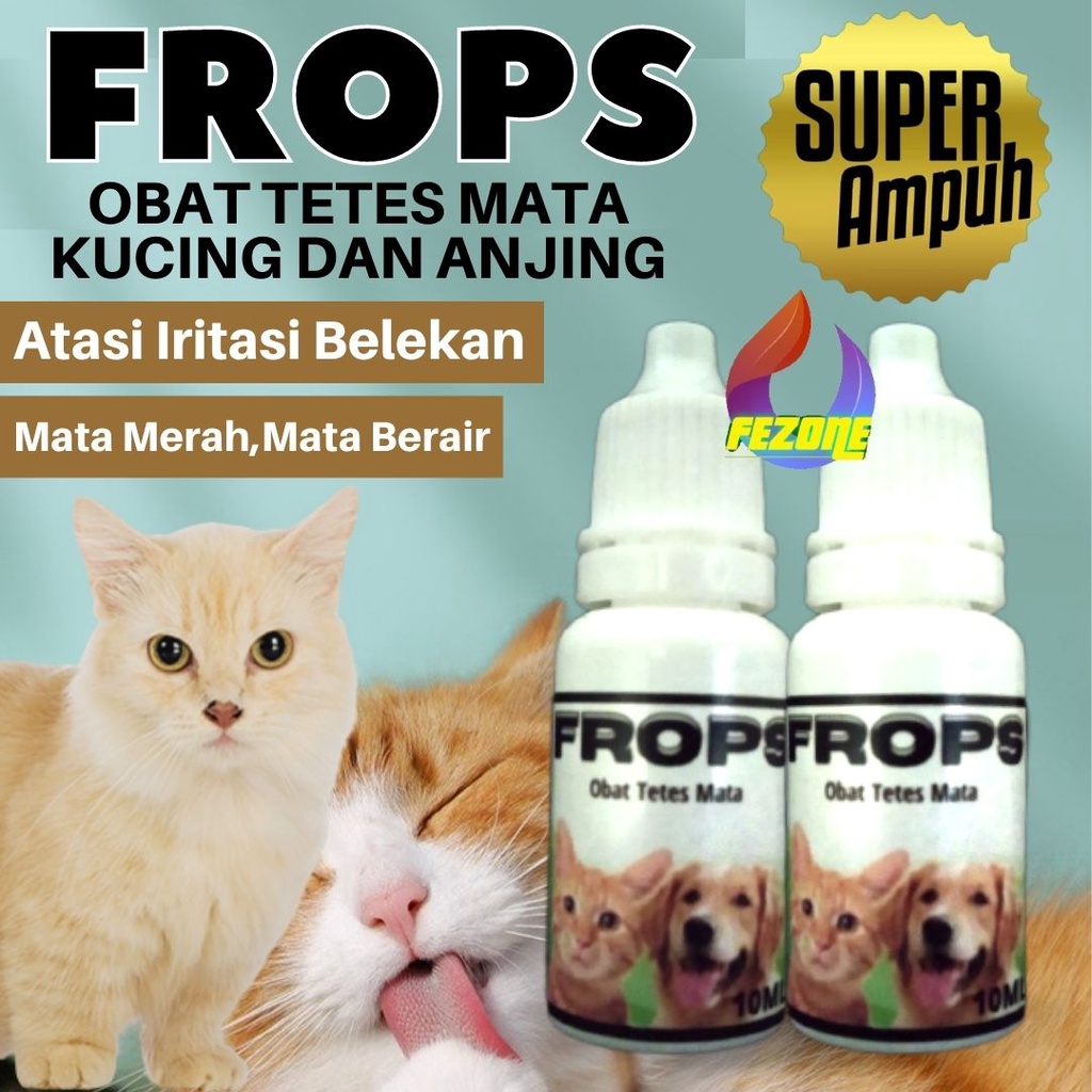 Obat Mata Kucing FROPS Untuk Atasi Iritasi Belekan FEZONE