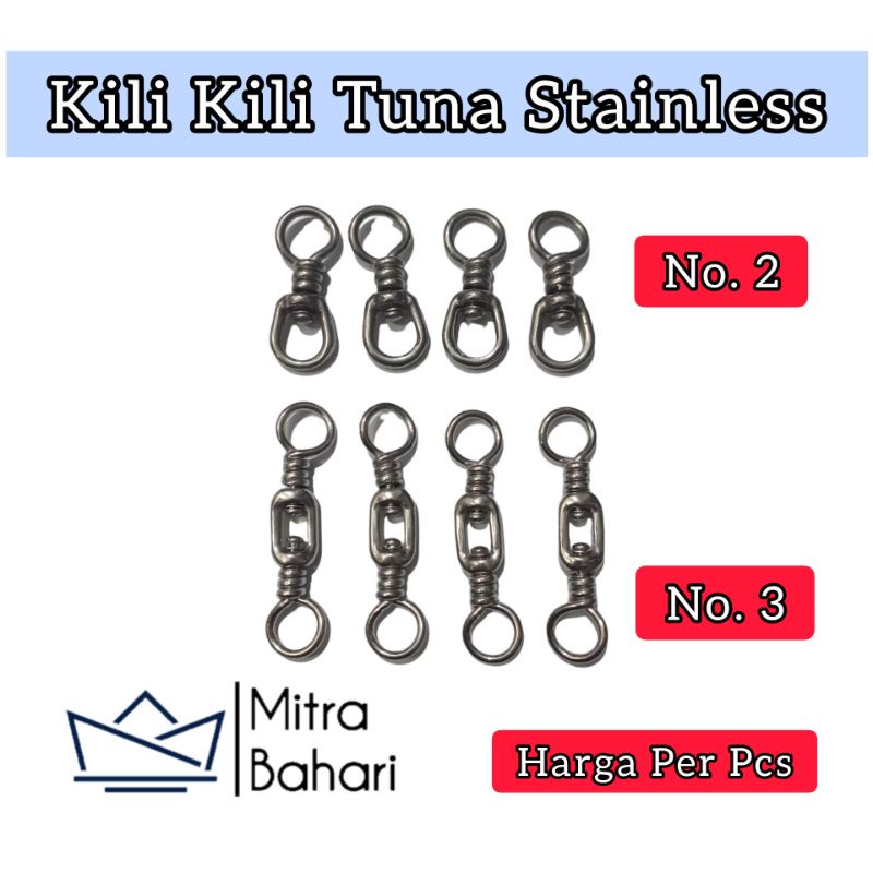 KILI KILI TUNA STAINLEES (ECERAN) / KILI KILI NO 2 / KILI KILI NO 3 / KILI KILI PANCING BESAR / KILI