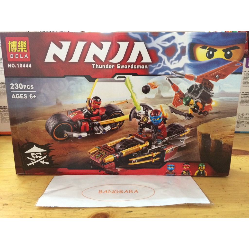 Brick Kego Bela 10444 Ninja 230Pcs