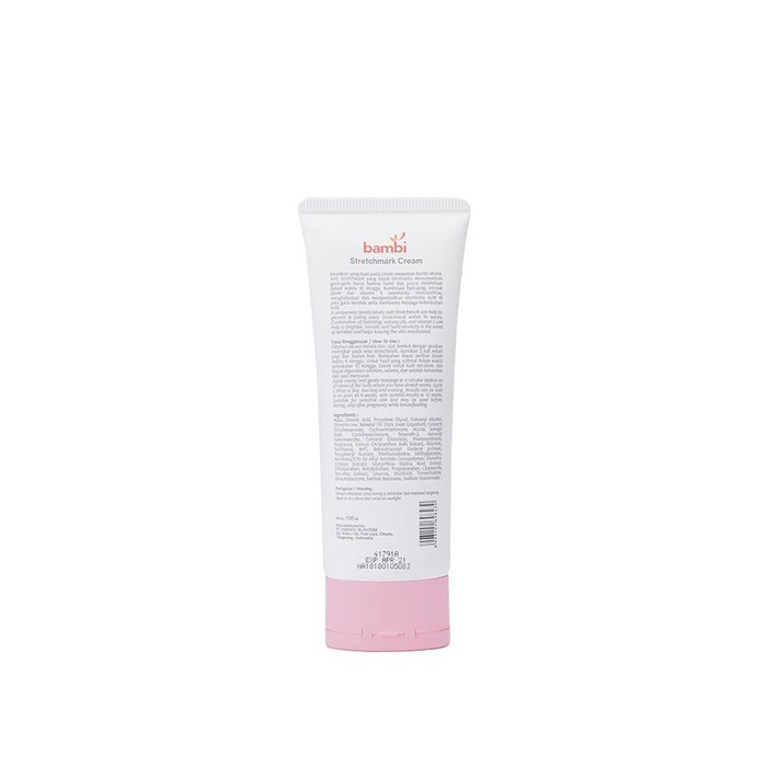 BAMBI Baby Moms Stretchmark Cream 100ml krim penghilang kerutan kulit