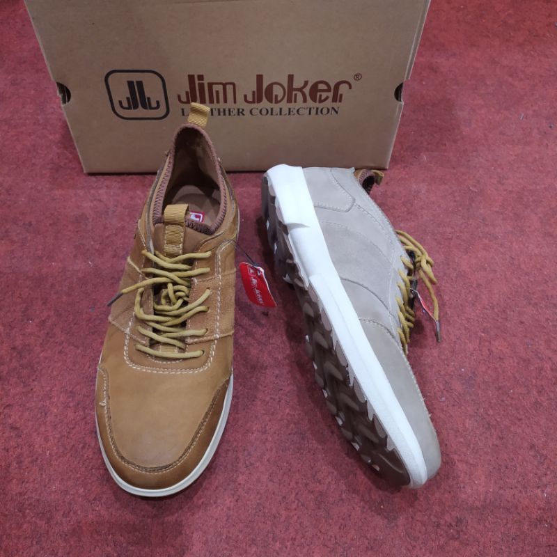 sepatu casual kulit Jim joker