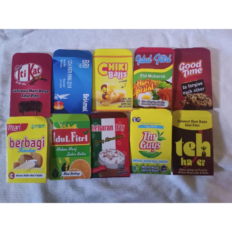 

Amplop Lebaran Kecil Tema Snack Atau Jajan Anak Murah Lucu Dengan Kata-Kata Unik