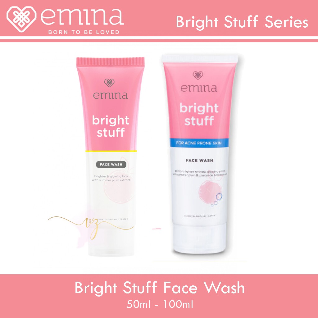 Emina Bright Stuff Face Wash 50ml - 100ml