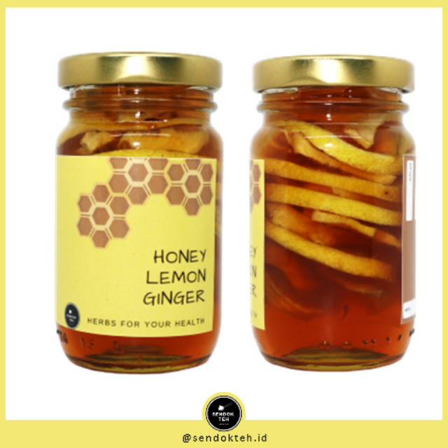 

Jahe Madu Lemon Kemasan Jar 120 ml booster imun atasi flu batuk