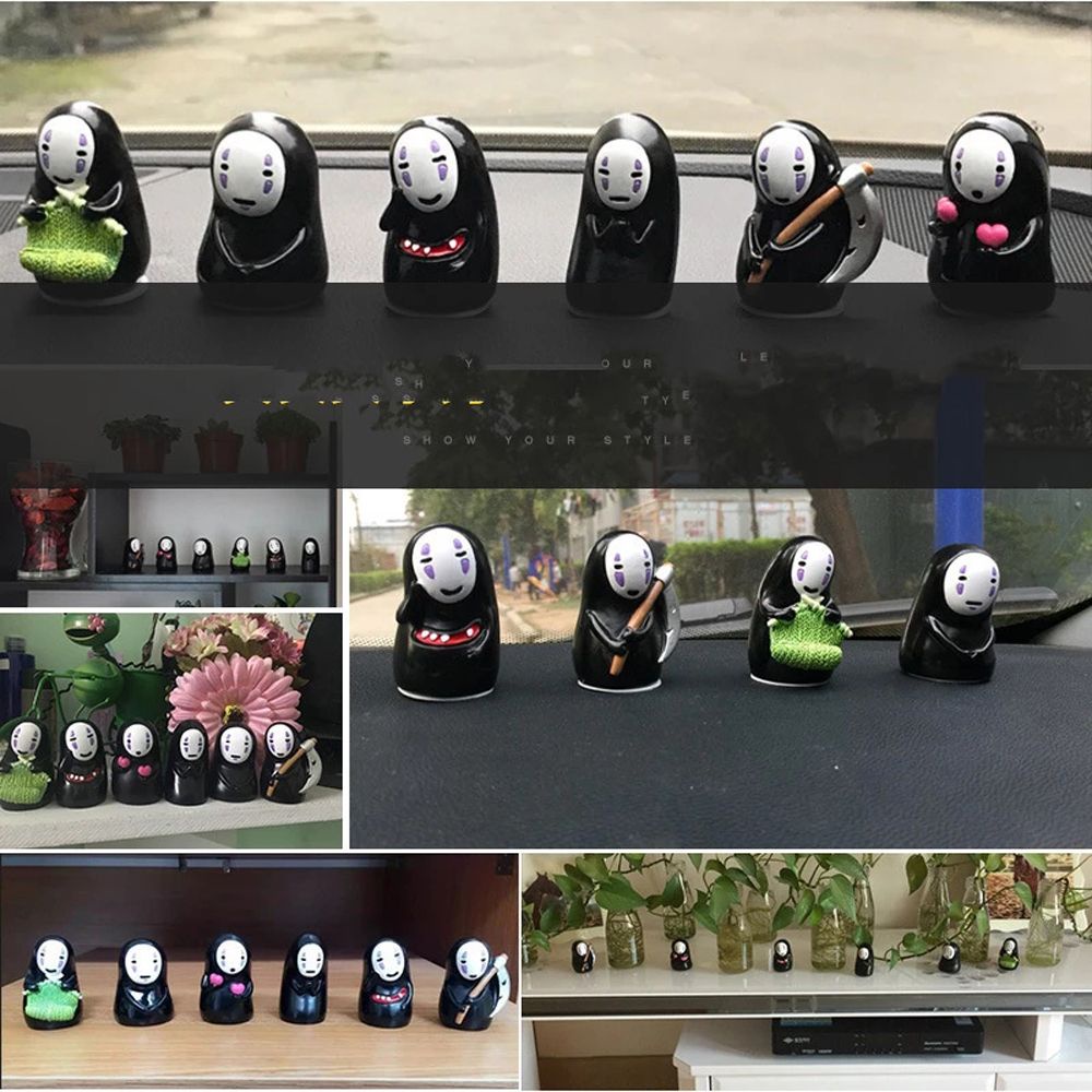 Needway  Japan Anime Anime Spirited Away Home Decor Faceless Man No Face Man Figure Collection Model Figure Toys Model Toy Toy Gifts Collection Gifts Gost Action Figure