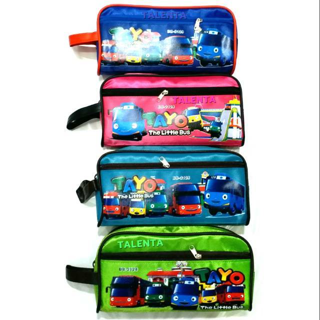 Pencil Case/Kotak Tempat Pensil Canvas Fancy Tayyoo