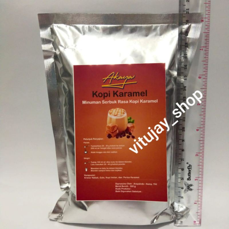

caramel coffee akaya 500 gram bubuk minuman