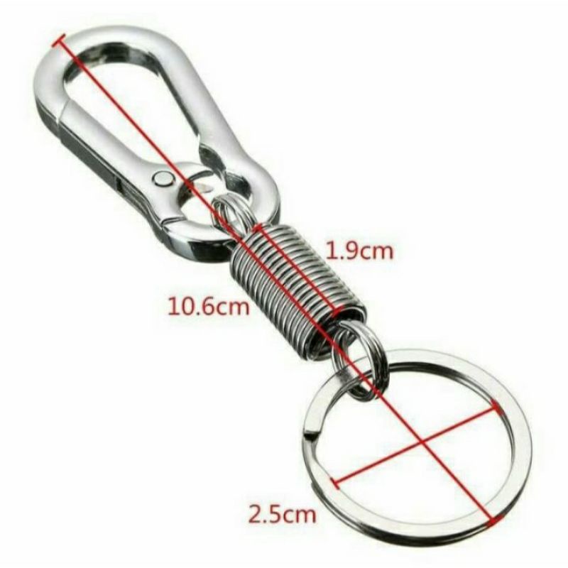 gantungan kunci carabiner per V1 keychain mobil dan motor